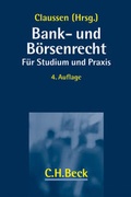 Cover: Bank- und B&ouml;rsenrecht - C.H.BECK