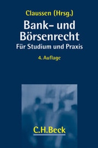 Abbildung von: Bank- und Börsenrecht - C.H.BECK