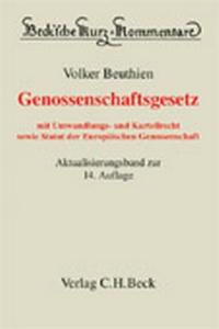 Abbildung von: Genossenschaftsgesetz - C.H.BECK
