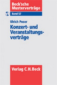 Abbildung von: Konzert- und Veranstaltungsverträge - C.H.BECK