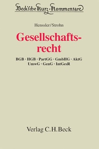 Abbildung von: Gesellschaftsrecht - C.H.BECK