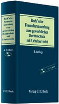 Cover: Beck`sche Formularsammlung zum gewerblichen Rechtsschutz mit Urheberrecht - C.H.BECK