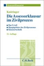 Bild: Die Assessorklausur im Zivilprozess - C.H.BECK