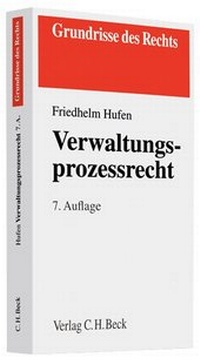 Abbildung von: Verwaltungsprozessrecht - C.H.BECK
