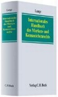 Cover: Internationales Handbuch des Marken- und Kennzeichenrechts - C.H.BECK