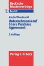 Cover: Unternehmenskauf - Share Purchase Agreement - C.H.BECK