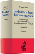 Cover: Bundesnotarordnung, Beurkundungsgesetz: BNotO und BeurkG - C.H.BECK