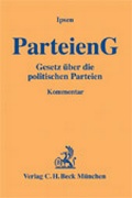 Cover: Parteiengesetz: ParteienG - C.H.BECK