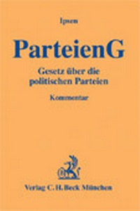 Enlarge image Cover: Parteiengesetz: ParteienG - C.H.BECK