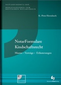 Cover: NotarFormulare Kindschaftsrecht - Deutscher Notarverlag