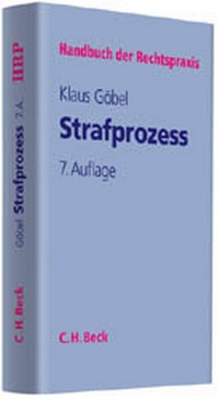 Enlarge image Cover: Strafprozess - C.H.BECK
