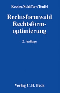 Abbildung von: Rechtsformwahl, Rechtsformoptimierung - C.H.BECK