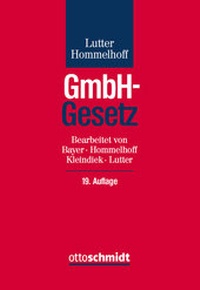Abbildung von: GmbH-Gesetz - Otto Schmidt Verlag