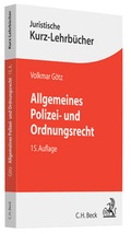 Bild: Allgemeines Polizei- und Ordnungsrecht - C.H.BECK