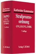 Bild: Karlsruher Kommentar zur Strafprozessordnung: StPO - C.H.BECK