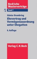 Cover: Ehevertrag und Verm&ouml;genszuordnung unter Ehegatten - C.H.BECK