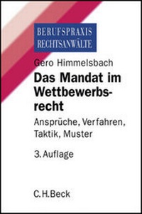 Abbildung von: Beck'sches Mandatshandbuch Wettbewerbsrecht - C.H.BECK