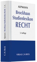 Cover: Brockhaus Studienlexikon Recht Buch + CD-ROM - C.H.BECK