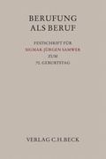 Cover: Berufung als Beruf - C.H.BECK