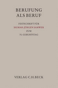 Enlarge image Cover: Berufung als Beruf - C.H.BECK