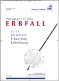 Cover: Vorsorge f&uuml;r den Erbfall - C.H.BECK