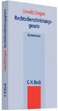 Enlarge image Cover: Rechtsdienstleistungsgesetz - C.H.BECK