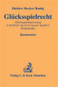 Abbildung von: Glücksspielrecht - C.H.BECK
