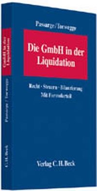 Enlarge image Cover: Die GmbH in der Liquidation - C.H.BECK