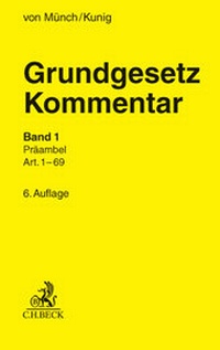 Enlarge image Cover: Grundgesetz - Kommentar: GG - C.H.BECK
