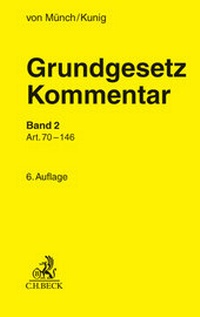 Enlarge image Cover: Grundgesetz-Kommentar - C.H.BECK