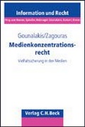 Cover: Medienkonzentrationsrecht - C.H.BECK