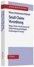 Cover: Small Claims Verordnung - C.H.BECK