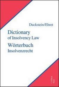Abbildung von: Wörterbuch Insolvenzrecht - C.H.BECK