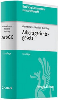 Abbildung von: Arbeitsgerichtsgesetz: ArbGG - C.H.BECK