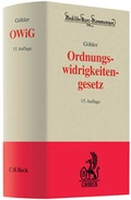 Cover: Gesetz &uuml;ber Ordnungswidrigkeiten - C.H.BECK