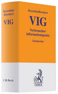 Abbildung von: VIG Verbraucherinformationsgesetz - C.H.BECK