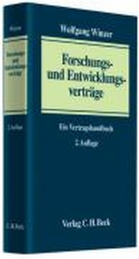 Abbildung von: Forschungs- und Entwicklungsverträge - C.H.BECK