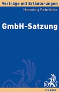 Cover: GmbH-Satzung - C.H.BECK