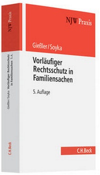 Abbildung von: Vorläufiger Rechtsschutz in Familiensachen - C.H.BECK