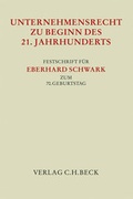 Cover: Unternehmensrecht zu Beginn des 21. Jahrhunderts - C.H.BECK