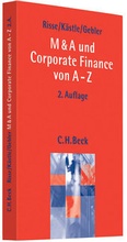 Cover: M & A und Corporate Finance von A-Z - C.H.BECK