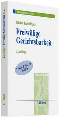 Abbildung von: Freiwillige Gerichtsbarkeit - C.H.BECK