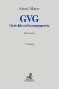 Cover: Gerichtsverfassungsgesetz: GVG - C.H.BECK