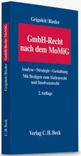 Cover: GmbH-Recht nach dem MoMiG - C.H.BECK