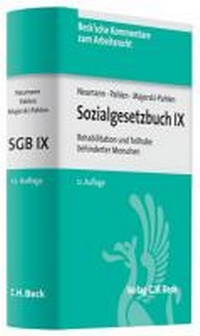 Abbildung von: Sozialgesetzbuch IX - Rehabilitation und Teilhabe behinderter Menschen - C.H.BECK