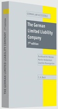 Cover: Die deutsche Gesellschaft mit beschr&auml;nkter Haftung - The German Limited Liability Company - C.H.BECK