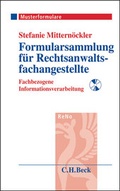 Cover: Formularsammlung f&uuml;r Rechtsanwaltsfachangestellte - C.H.BECK