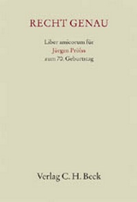Enlarge image Cover: Recht genau - C.H.BECK