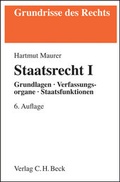 Cover: Staatsrecht I - C.H.BECK