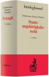 Abbildung von: Staatsangehörigkeitsrecht: StAngR - C.H.BECK